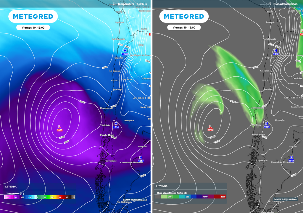río atmosférico y baja segregada