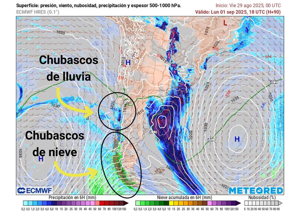 precipitaciones previstas