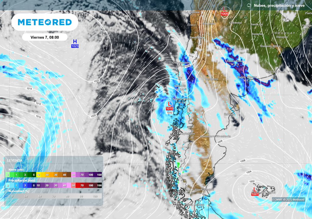 mapa de lluvia y nieve. mapa de lluvia y nieve.