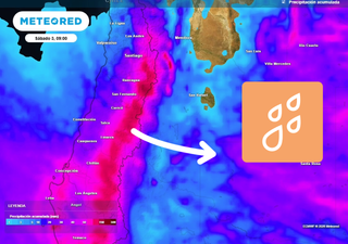 &ldquo;Lluvias, tormentas y hasta 30 &deg;C en una sola semana&rdquo;: seguidilla de frentes dejar&aacute; hasta 100 mm en la zona central