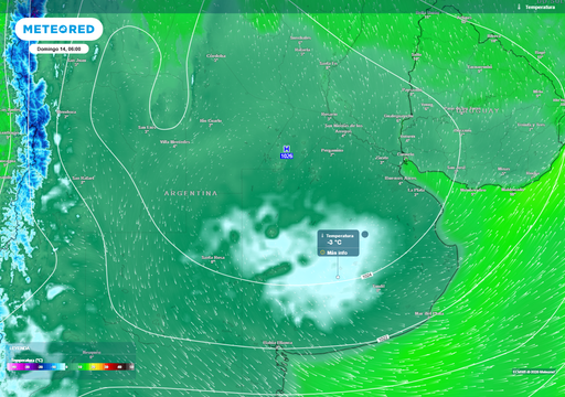 Lluvias, tormentas y nevadas en estas provincias de Argentina, antes de que el tiempo de un giro radical