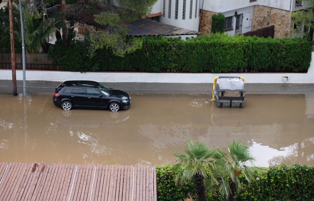 tarragona Meteocat registró más de 80 litros por metro cuadrado en sectores del delta del Ebro, con una parte importante de esa lluvia concentrada en apenas media hora.