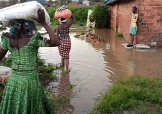 Sintflutartige Regenfälle führen zu schweren Überschwemmungen im Kongo