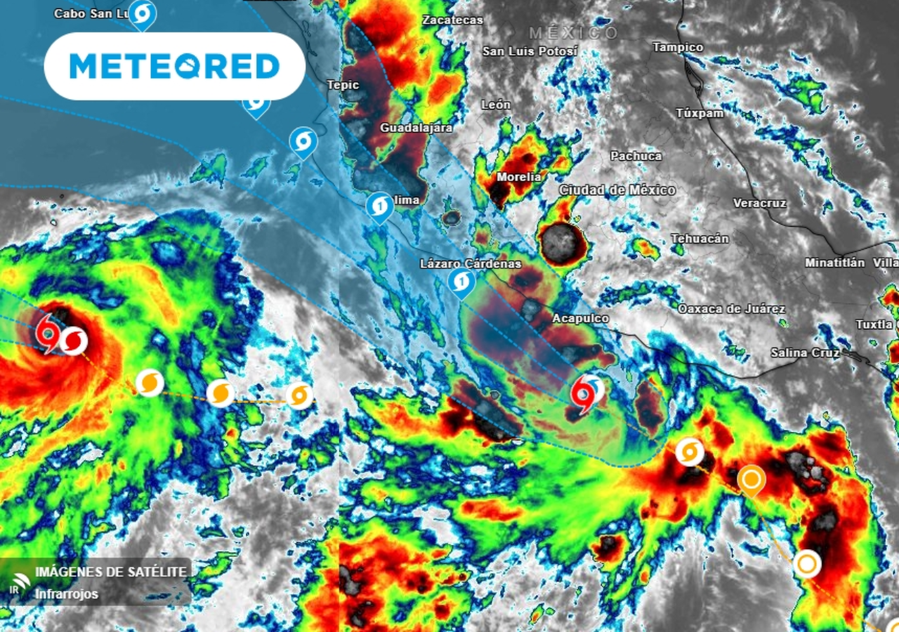 Lluvias Torrenciales En El Sur Centro Y Oeste De Mexico Este Viernes Por Circulación De Beatriz 