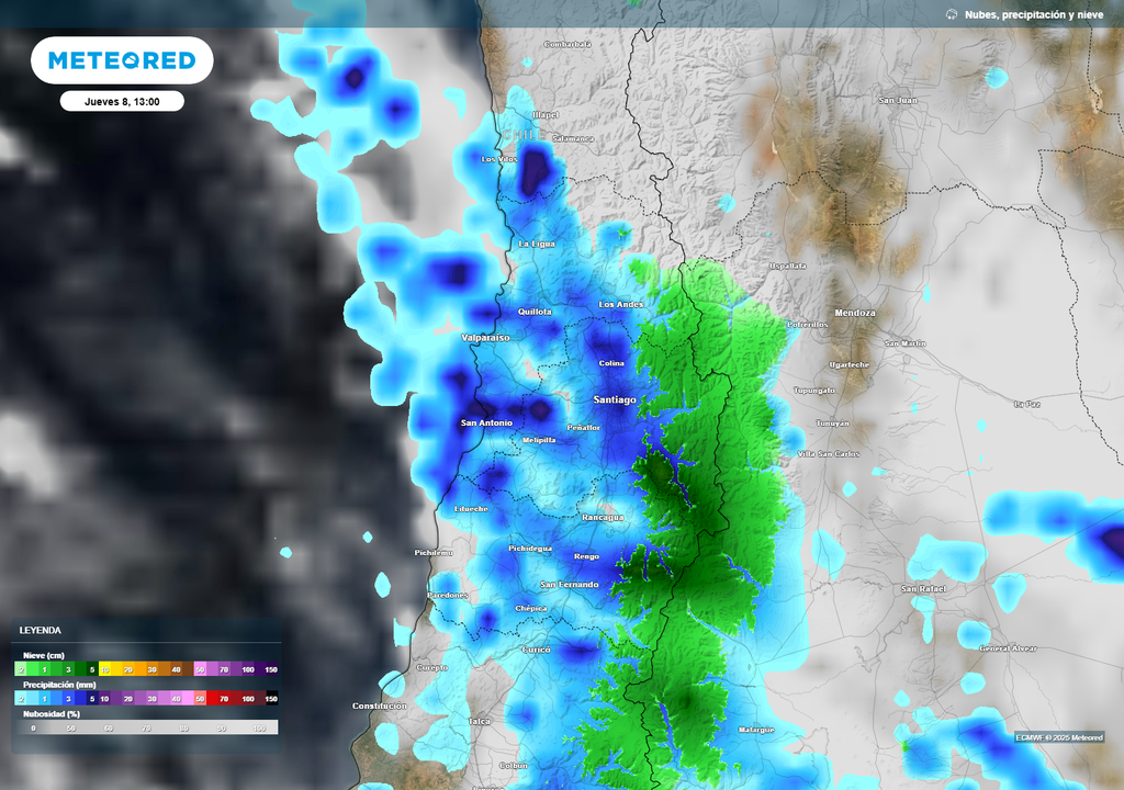 precipitaciones previstas