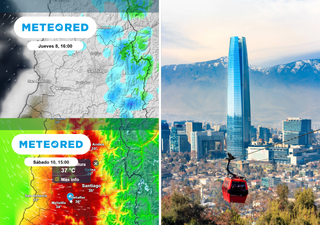 Lluvias y calor extremo en la RM: así será la rápida secuencia de eventos que afectará Santiago desde el jueves 