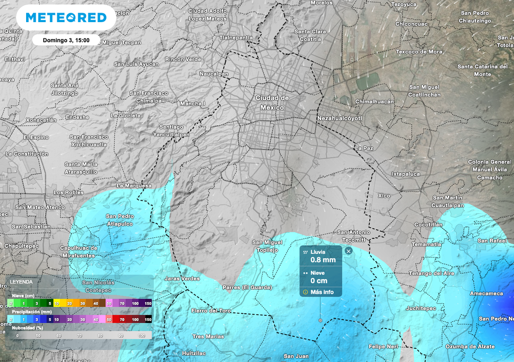 Lluvia CDMX 3 de agosto