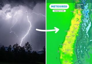 Viernes con lluvias y posible tormenta el&eacute;ctrica a la zona central de Chile: el fin de semana llega con hasta 23 &deg;C