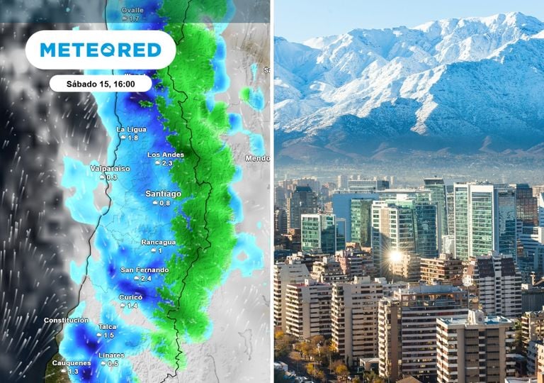 Lluvias y tormentas el&eacute;ctricas este fin de semana en Santiago: el tiempo dar&aacute; un giro importante la pr&oacute;xima semana