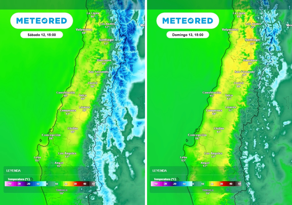 Las máximas serán primaverales durante el fin de semana con cielos mayormente despejados. Sin embargo, el domingo será el día más calido.