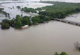 Lluvias torrenciales sobre estados del noroeste de México