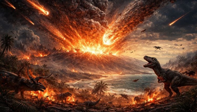 L'asteroide che ha ucciso i dinosauri non li ha congelati, ma ha riscaldato la Terra in sole 2 ore
