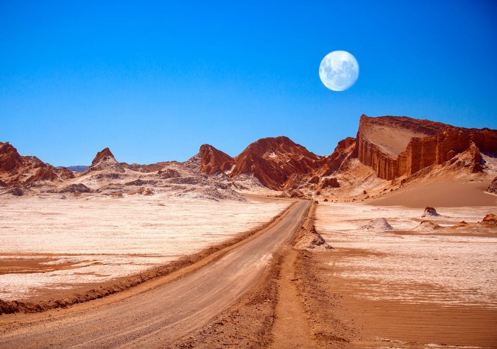 Valle de la Luna, Desierto de Atacama. Valle de la Luna, Desierto de Atacama.