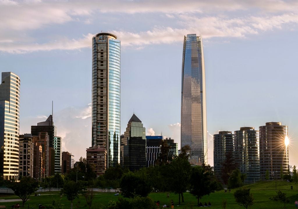 Edificios de la ciudad de Santiago