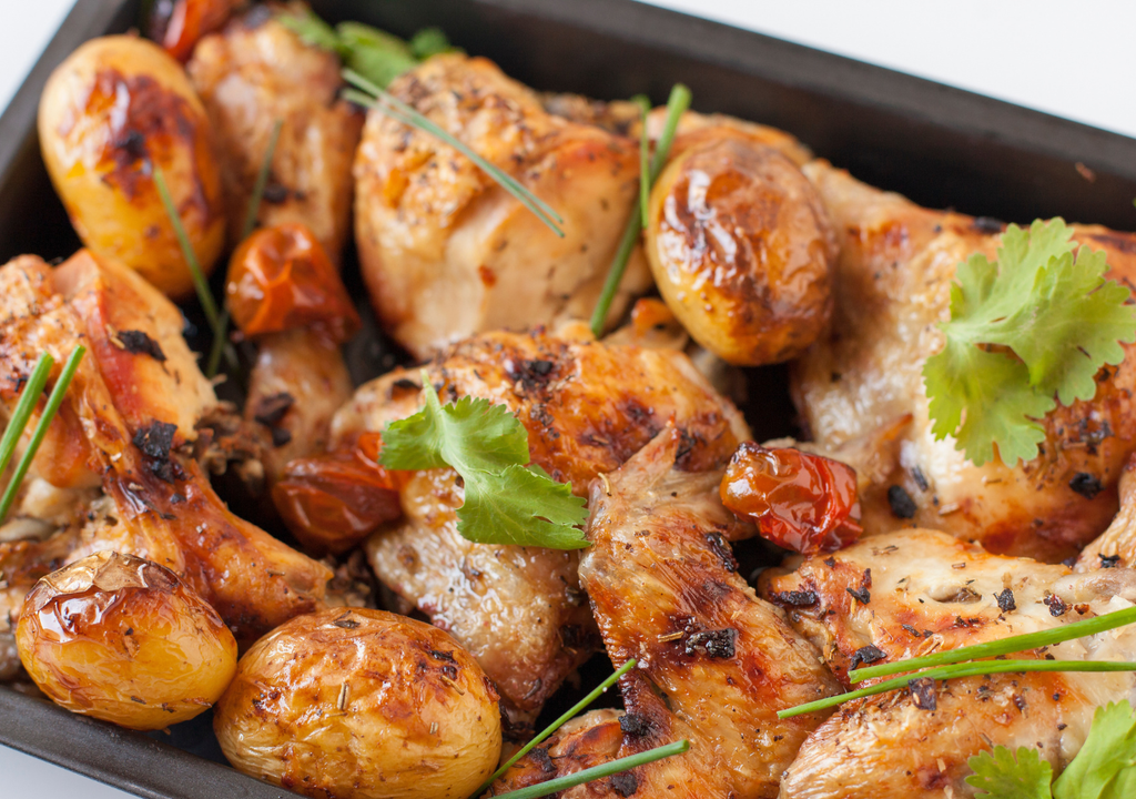 Pollo menú Navidad Pollo menú Navidad