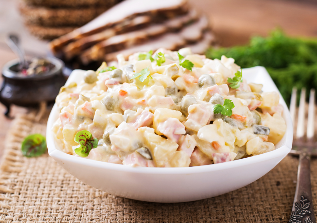 Ensalada rusa menú Navidad Ensalada rusa menú Navidad