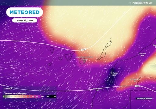 Los alisios barrer&aacute;n el polvo sahariano de Canarias a partir de esta hora