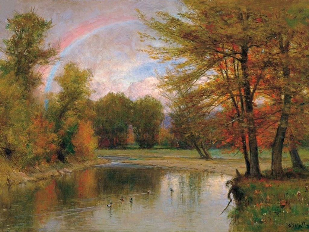 El arcoíris, otoño, Catskills