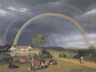 Los arcoíris en los paisajes pictóricos: el error que cometió Rubens