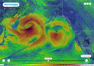 Los barómetros ‘estallan’ en Asia: anticiclón y borrasca muy anómalos