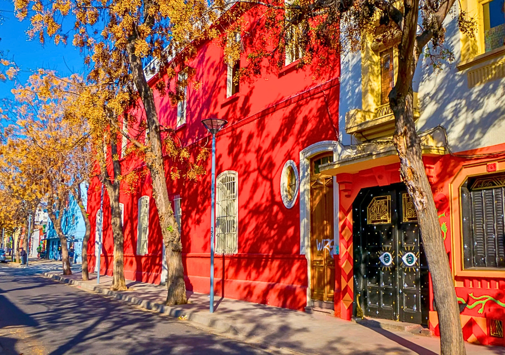 Yungay es el barrio patrimonial más grande de Santiago. Crédito: Architectural Digest Mexico