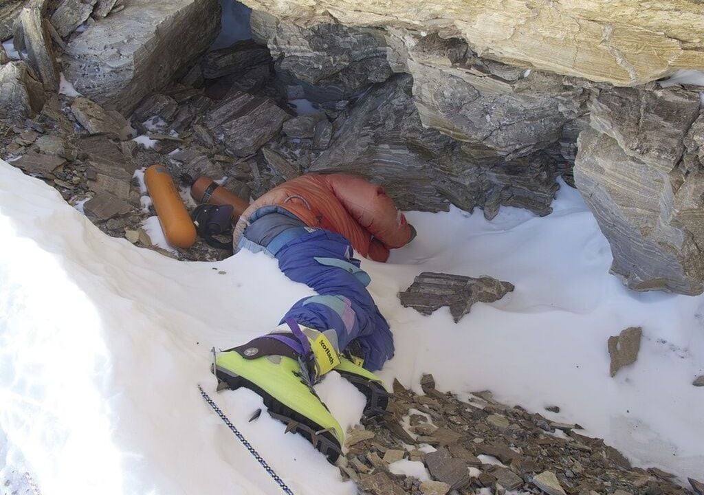 "Green Boots", l'un des cadavres les plus célèbres de l'Everest.