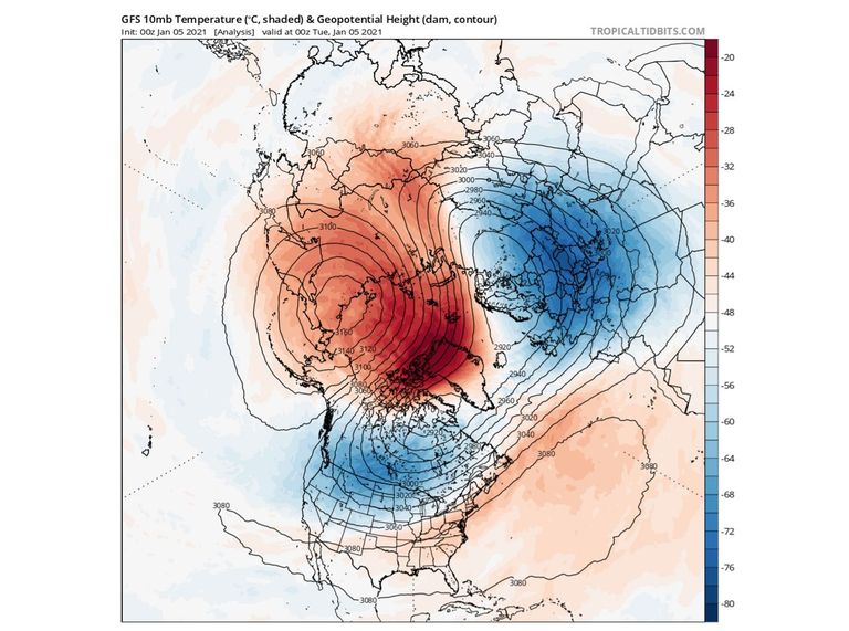 Calentamiento súbito estratosférico Calentamiento súbito estratosférico