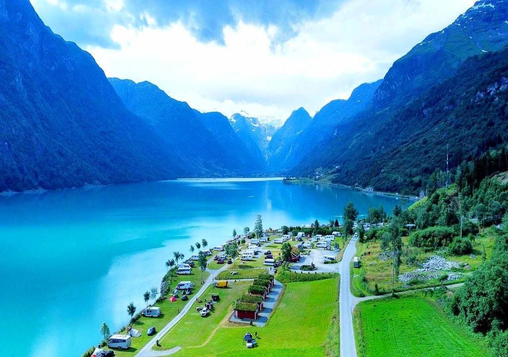 Gryta Camping, en Noruega Gryta Camping, en Noruega