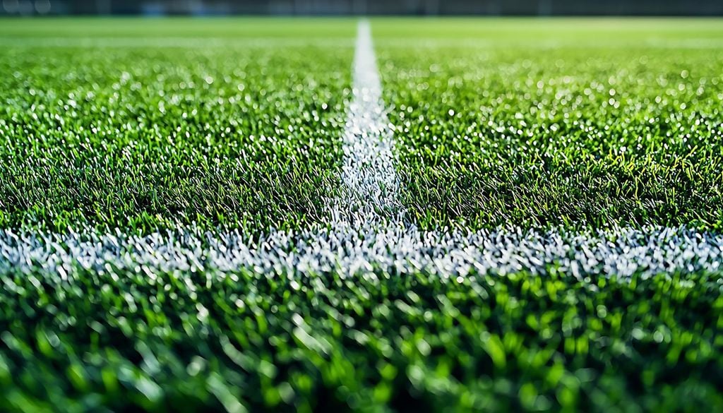 El nuevo césped integra raíces entrelazadas y refuerzos sintéticos, clave para lograr canchas homogéneas en distintos climas.