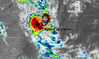 Los científicos sorprendidos por Freddy: vuelve al Índico por donde vino