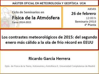 Los contrastes meteorológicos de 2015: del segundo enero más cálido a la ola de frío récord en EEUU.