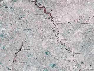 Los datos satelitales muestran las inundaciones en Europa Occidental