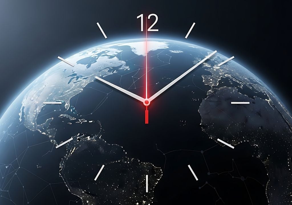 hora tierra Durante este siglo, la Tierra está tardando más en completar el movimiento de rotación que en cualquier otro periodo. (Imagen de referencia generada con IA)