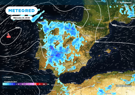 Los expertos de Meteored Espa&ntilde;a vigilan los frentes de lluvias con tormentas previstos entre el martes y el jueves