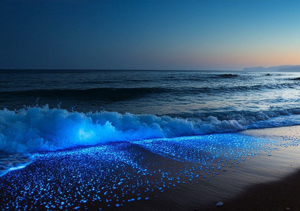 oceano; luz; reaccion; quimica; naturaleza