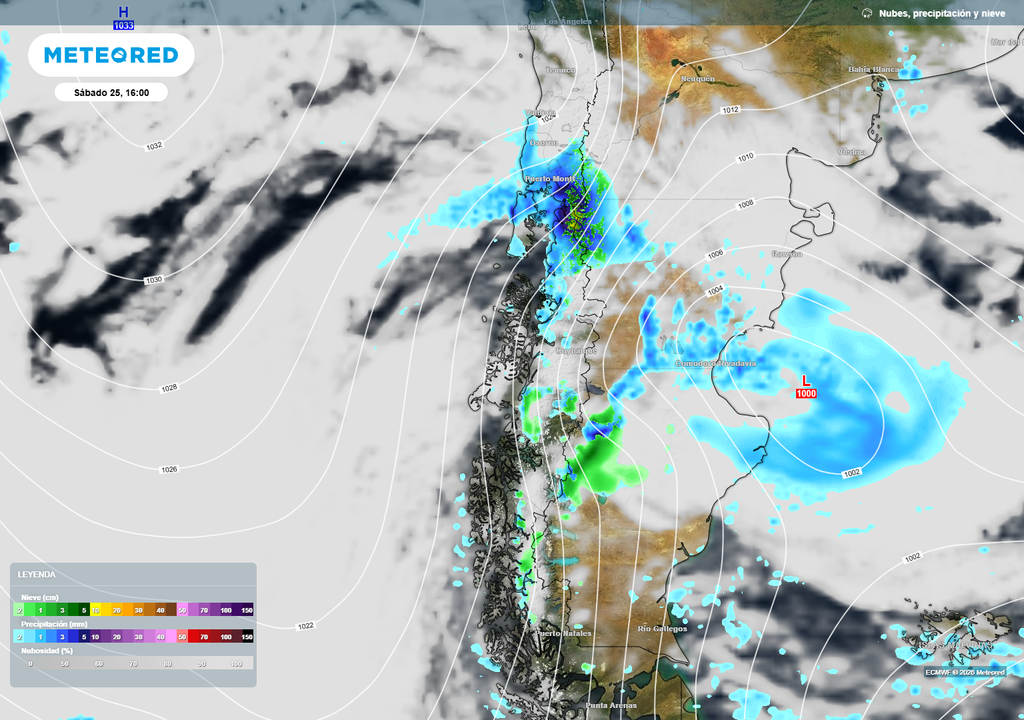 El fin de semana, las precipitaciones avanzarán tímidamente hacia sectores del sur del país.