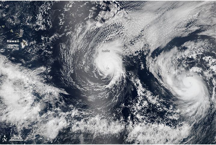 Los Huracanes Madeline Y Lester Hacia Hawai: Hecho Histórico Los Huracanes Madeline Y Lester Hacia Hawai: Hecho Histórico