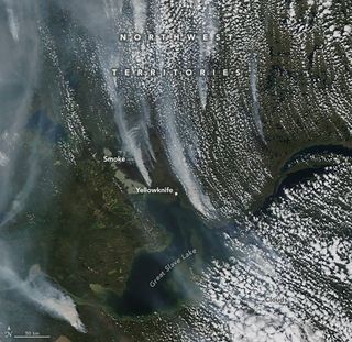 Los implacables incendios forestales en Canadá