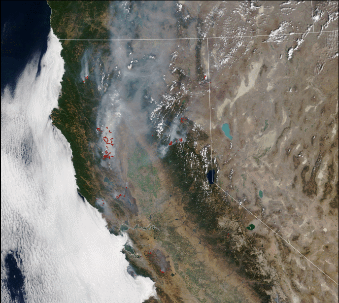 Los incendios dejan vastas cicatrices de quemaduras en California