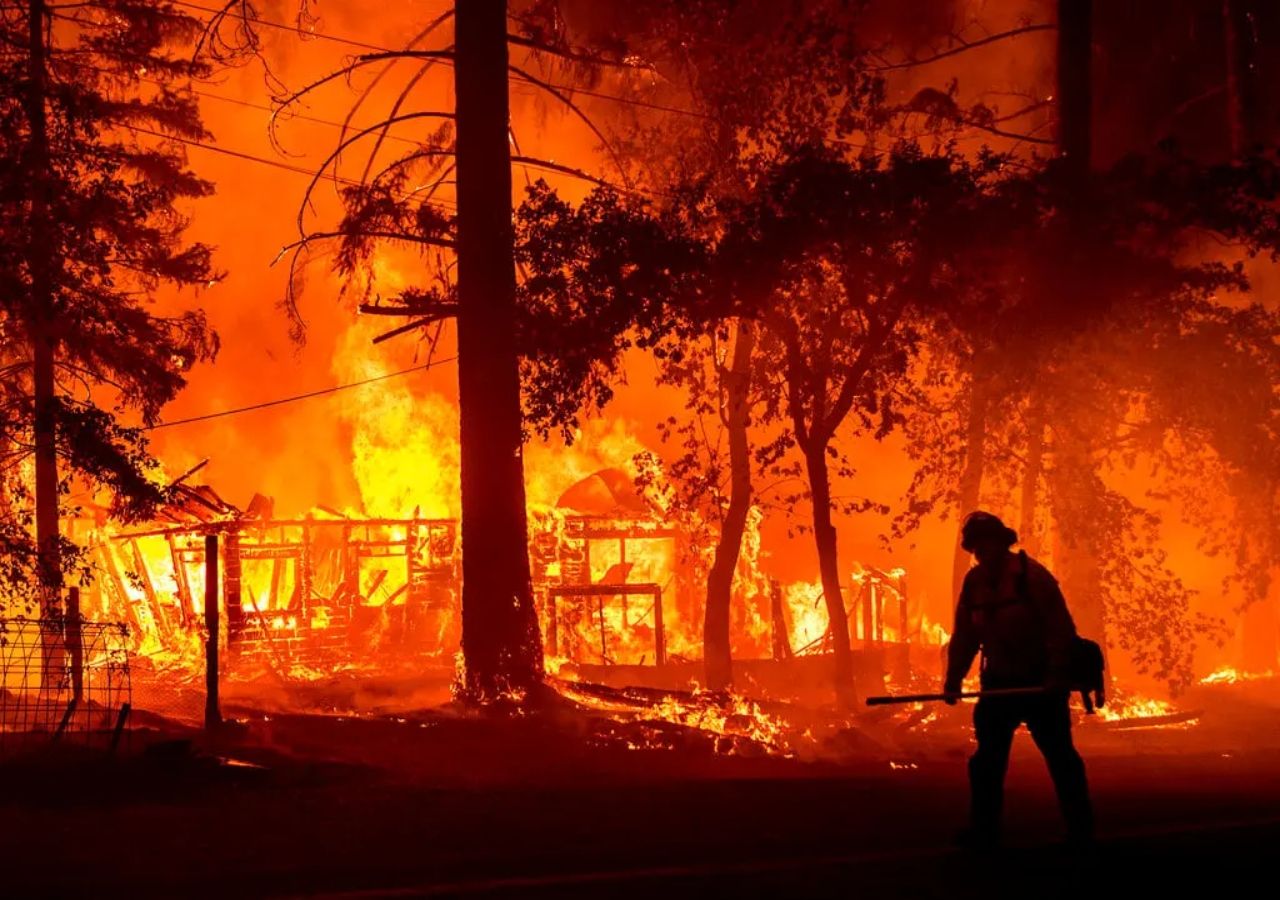 Los incendios forestales extremos inyectan grandes cantidades de dióxido de carbono a la atmósfera y ayudan al aumento de la temperatura global. Imagen: CC