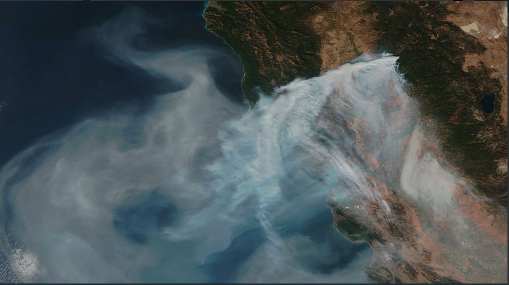 Foto 2: Imagen Terra/MODIS del 12 de noviembre 2018. Foto 2: Imagen Terra/MODIS del 12 de noviembre 2018.
