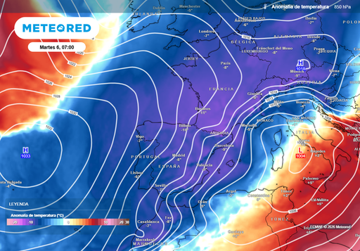 Los mapas advierten: el aire &aacute;rtico m&aacute;s fr&iacute;o pasar&aacute; el d&iacute;a de Reyes sobre Espa&ntilde;a; nieve y hasta -7 &ordm;C en capitales