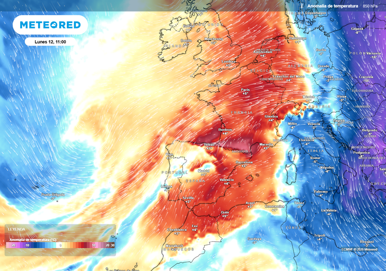 Los mapas del tiempo cambian de color para el resto de enero en Espa&ntilde;a