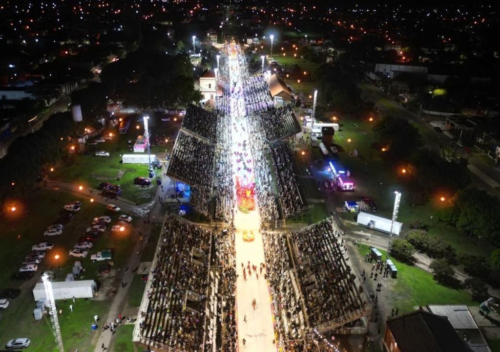 Vista aérea del Corsódromo de Gualeguaychú Vista aérea del Corsódromo de Gualeguaychú