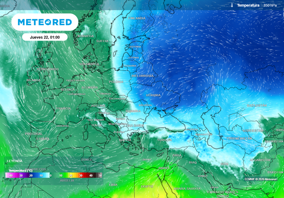 Les blocages aux hautes latitudes pourraient diriger de l’air très froid vers le continent européen.