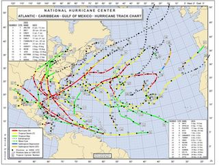 Los otros records de la estación de huracanes de 2005