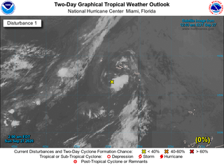 Los restos de ex Paulette son seguidos de nuevo por el NHC