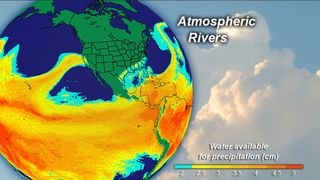 Los ríos atmosféricos se están calentando