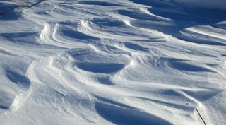 Los sastrugis: dunas de nieve