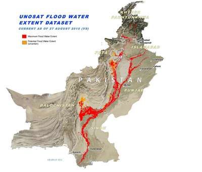 Los Satélites De Observación De La Tierra Participan En Las Labores De Rescate En Pakistán